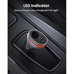 Автомобільний зарядний пристрій Ugreen CD204 Car Charger 2 x USB Ports - мініатюра 6