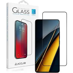 Скло захисне ACCLAB Full Glue Xiaomi Poco X6 Pro Black (1283126588679)