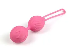 Вагінальні кульки Adrien Lastic Geisha Lastic Balls Mini S маленькі 3.4 см рожеві - мініатюра 4