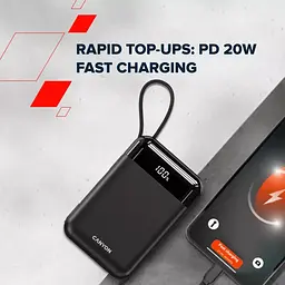 Павербанк Canyon Black 20 000 mAh / 22.5 Вт (CNS-CPB204B) - мініатюра 9