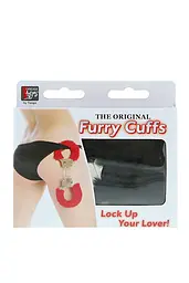 Наручники Metal Handcuff With Plush, Black - мініатюра 2