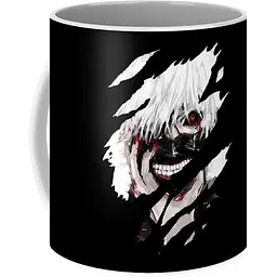 Кухоль GeekLand Токійський Гуль Tokyo Ghoul темний фон TG.02.008 330 мл білий - мініатюра 2
