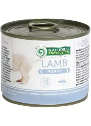 Вологий корм для цуценят Nature's Protection Puppy Lamb з ягням 200 г