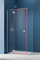Душові двері Radaway Garda DWJ 120х195 ліві, прозоре скло, хром (10700120-01-01L)
