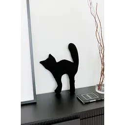 Подушка декоративна Прованс Black cats фігурна 40х38 см (46034) - мініатюра 4