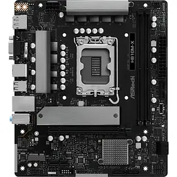 AsRock H810M-X (1851/H810, 2*DDR5, PCIex16, HDMI/DP/VGA, 4xSATA, M.2, 2.5Glan, 7.1ch, mATX)