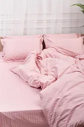 Підковдра Moon&Star Satin Stripe Stripe Pink Двоспальна 175x210 см - мініатюра 4