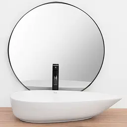 Умивальник Rea Greta 40x65,5 white (REA-U8537) - мініатюра 3