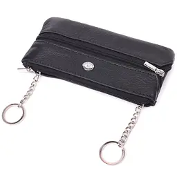 Універсальна ключниця із натуральної шкіри ST Leather 22511 чорна - мініатюра 5