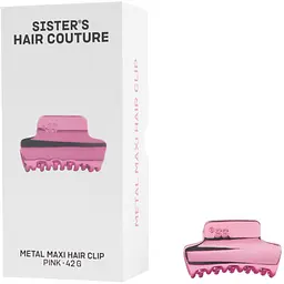 Заколка для волосся Sister`s Aroma Pink Maxi металева