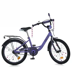 Велосипед дитячий MB 20043-1 колеса 20 дюймів, фіолетовий