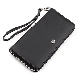 Чоловічий шкіряний гаманець (ST45) ST Leather 10х20х3 см acs0015171