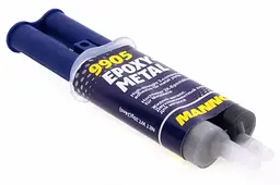 Клей епоксидний для металу MANNOL Epoxy Metall 30 г шприц 9905 - мініатюра 4