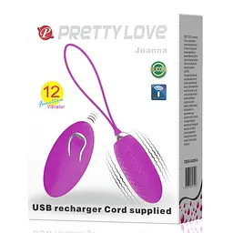 Віброяйце Pretty Love Joanna, 7.2 см (фіолетове) - мініатюра 9