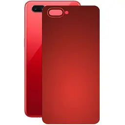 Захисна плівка StatusSKIN для Oppo A12e Корпус Вініл червона матова