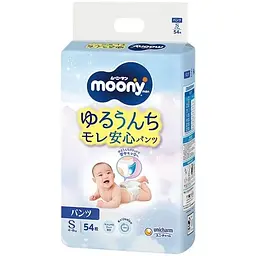 Підгузки Moony S 4-8 кг 54 шт (4903111137275)