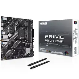 Материнська плата ASUS PRIME B550M-K WIFI (PRIME B550M-K WIFI) (Socket AM4, AMD B550, Micro-ATX) - мініатюра 9