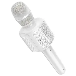 Портативна колонка-мікрофон HOCO L24 Shine White 6942007673778 - мініатюра 4