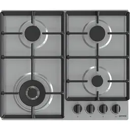 Варильна поверхня газова Gorenje 60 см чугун конфорка Wok нержавіюча сталь - мініатюра 2