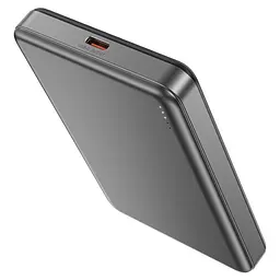 Зовнішній аккумулятор ACEFAST M12 PD20W ultra-thin magnetic wireless charging power bank 10000mAh, чорний - мініатюра 2