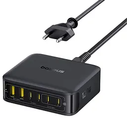 МЗП Baseus EnerFill FH21 PD120W+QC3.0 6in1 (2USB-A/4C) (E0120T) Cosmic Black