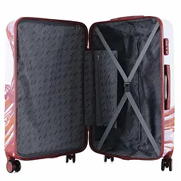 Валіза велика Semi Line 28 дюймів (L) Polycarbonate/ABS-Plastic White/Red Print (T5654-3) - мініатюра 6