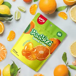 Желейні цукерки Amos Peelerz Peelable Gummy Orange 170г - мініатюра 6