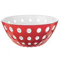 Салатник Guzzini Le Murrine, 20 см, червоний з білим (279420147)