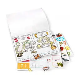 Набір для творчості Melissa & Doug Альбом розмальовок та наліпок Алфавіт (MD8563) - мініатюра 2