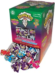Упаковка льодяників на паличці Warheads A Super Sour Gum Pops, 19г x 100шт