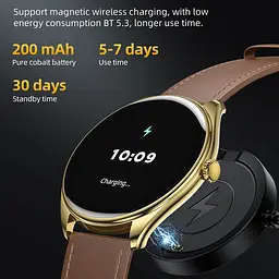 Смарт-годинник Hoco Y22 Amoled 36mm, 200 mAh, IP67 Black (6942007628983) - мініатюра 8