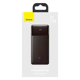 Зовнішній акумулятор Baseus Bipow Digital Display Overseas 20000mAh 15W (PPBD050101) чорний - мініатюра 3