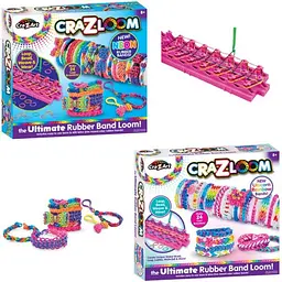 Набір для виготовлення браслетів Cra-Z-Art Ultimate Rubber Band Loom в асортименті (19128CRA) - мініатюра 5