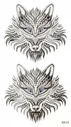 Тату 20,5х10 см, "Temporary tattoo"