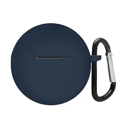 Силіконовий чохол для навушників OPPO Enco Air3i/Air2i, Hang Case, синій, ультратонкий захисний кейс товщиною 2 мм, захист від подряпин, пилу та ударів, компактний, з карабіном для кріплення, ArmorStandart (ARM79944)