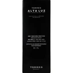 Бренді Torres Alta Luz Cristalino 36% 0.7 л - мініатюра 6