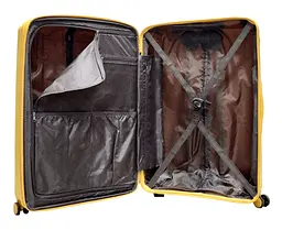 Валіза велика L поліпропілен Airtex 223 78×55×30см 99л Жовтий - мініатюра 4