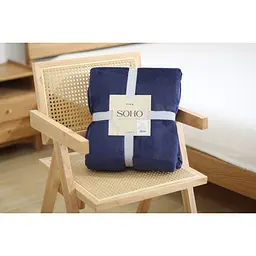 Плед Soho Pappy Dark Blue 150х200 см (1  Pappy Dark Blue) - мініатюра 3
