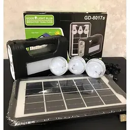 Ліхтар з сонячною батареєю та функцією power bank YJ-8018 8017S - мініатюра 8