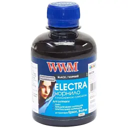 Чорнило WWM EPSON Universal Electra для Epson серій Stylus C/CX T/TX S/SX Stylus Office B/BX T/TX Stylus Photo Stylus Photo R/RX T/TX P/PX Black 200г (EU/B)