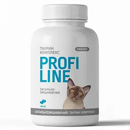 Вітаміни Provet PROFILINE для котів ТАУРИН комплекс 180 таб, арт PR243170