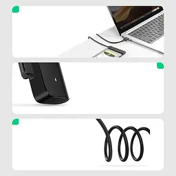Перехідник Ugreen USB 3.0 Type-A SATA III F CM321 чорний - мініатюра 6