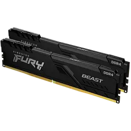 Оперативна пам'ять Kingston Fury 32GB (2x16) DDR4 3200MHz Beast Black (KF432C16BBK2/32)