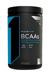 Амінокислота BCAA, 60 порцій Без смаку (318 грам) Rule 1 fit0018535 - мініатюра 1
