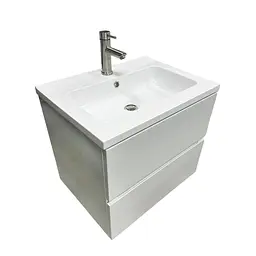 Раковина накладна Adamant FLATE 60, прямокутна, з сифоном Click-Clack + змішувач (4824296207701) - мініатюра 6