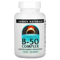 Вітаміни Групи В Vitamin B-50 Complex 50мг - 100 таб