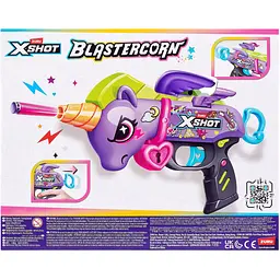 Бластер X-Shot Purple Blastercorn швидкострільний 16 патронів (36882R) - мініатюра 7