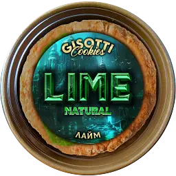 Печиво вершкове Gisotti "Лаймове" натуральне 330 г