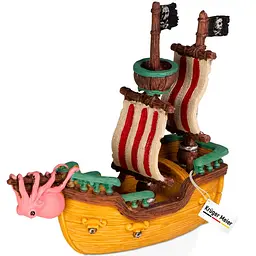 Декорація піратський корабель Kruger Meier Pirate Ship S 16x6x15 см (16614) - мініатюра 3
