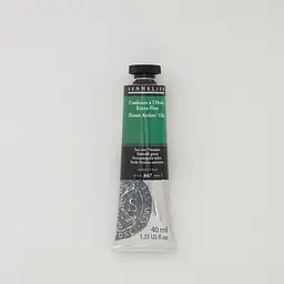 Олійна фарба Sennelier, 40 мл, професійна, S2, Смарагдово-зелений (Emerald green)